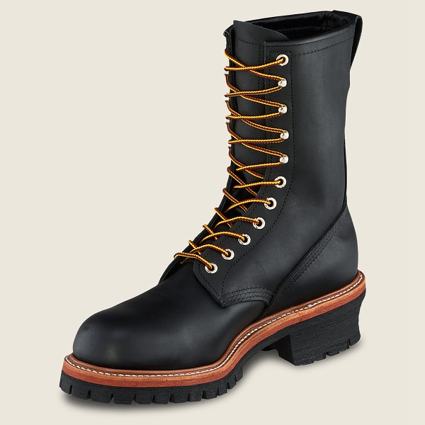 Bottes de Sécurité Red Wing - Loggermax - 9-Inch Toe - Made To Order - Noir - Homme 047MUYHOT